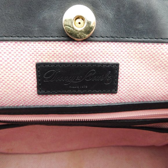 DOONEY BOURKE Large Purple Croc Print Leather Tasseled Satchel Shoulder Bag - Picture 10 of 15